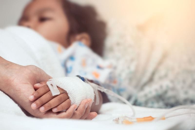 Young Child in Hospital