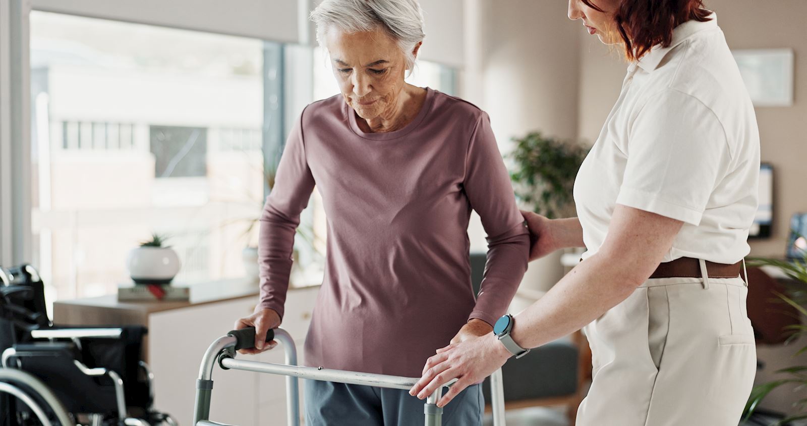 group workout class for senior citizens