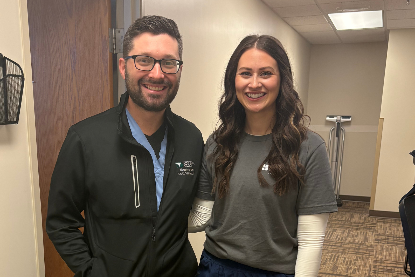 Dr. Seaman and Bobi