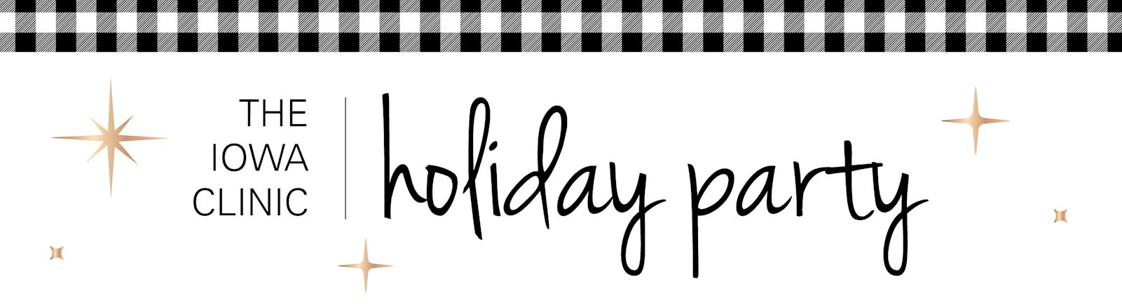 holiday party banner image